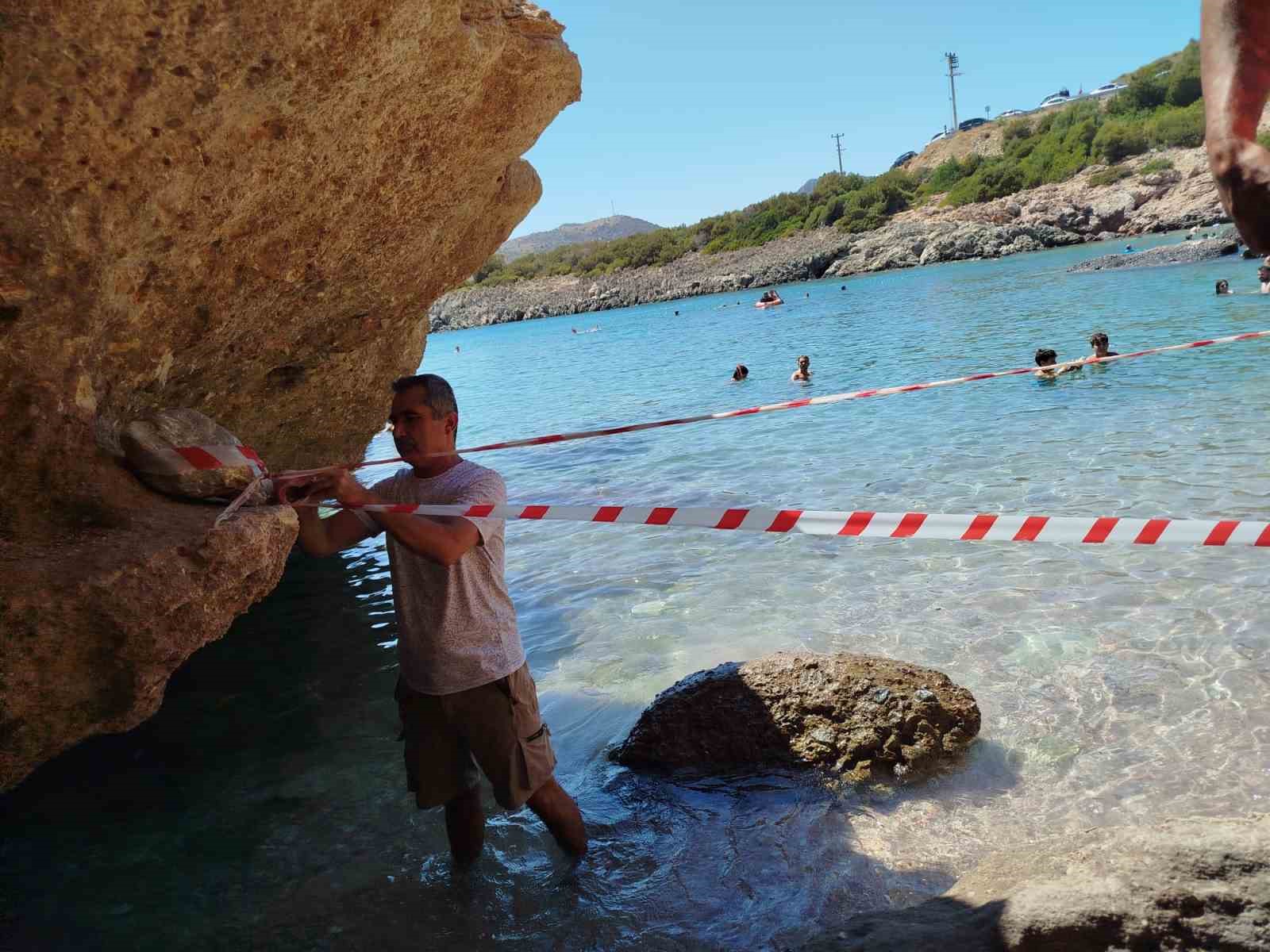 Muğla’nın Datça ilçesinde sahile
