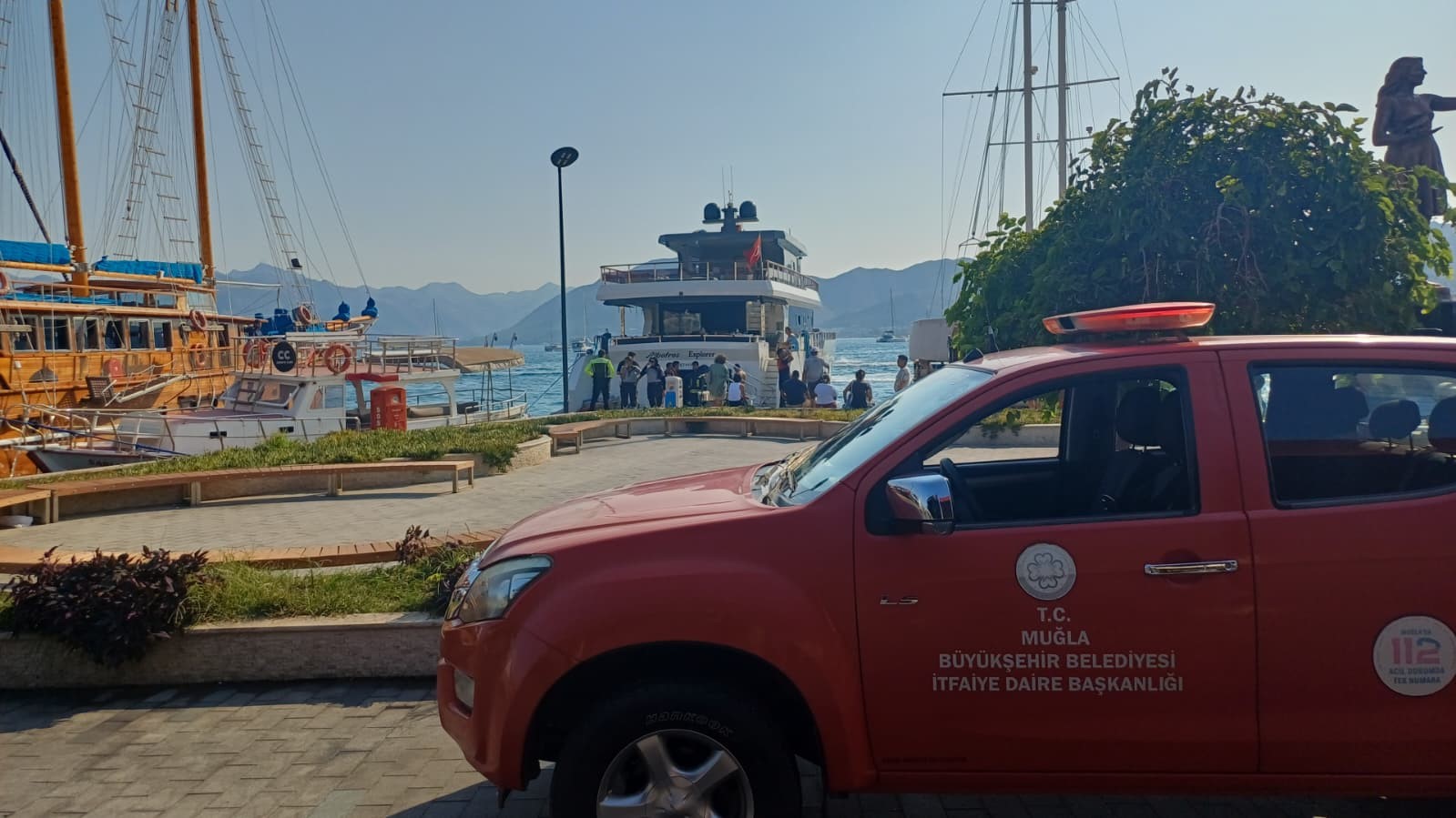 Muğla’nın Marmaris ilçesinde, belediye