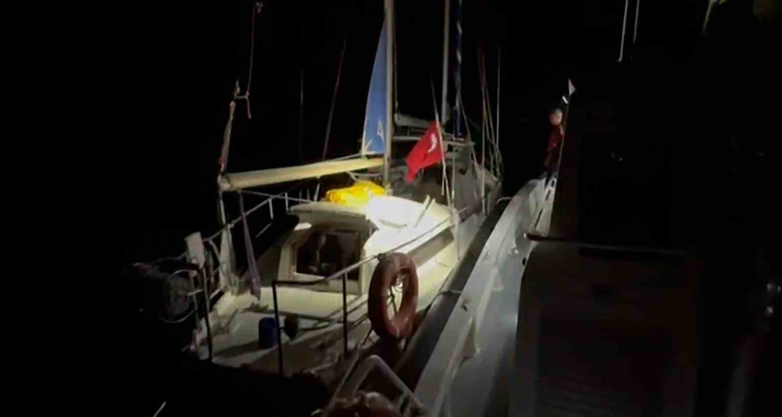 Muğla’nın Marmaris ilçesi açıklarında