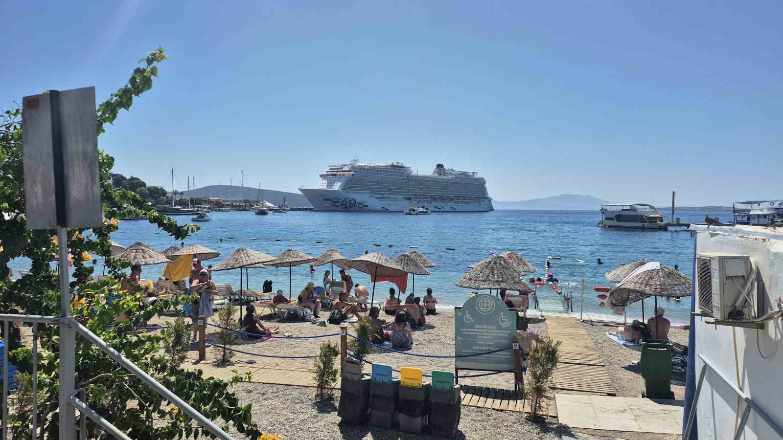 Muğla’nın Bodrum ilçesine gelen