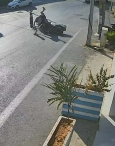 Fırat AKAY/ BODRUM (Muğla), (DHA)- MUĞLA’nın Bodrum ilçesinde skuter ile