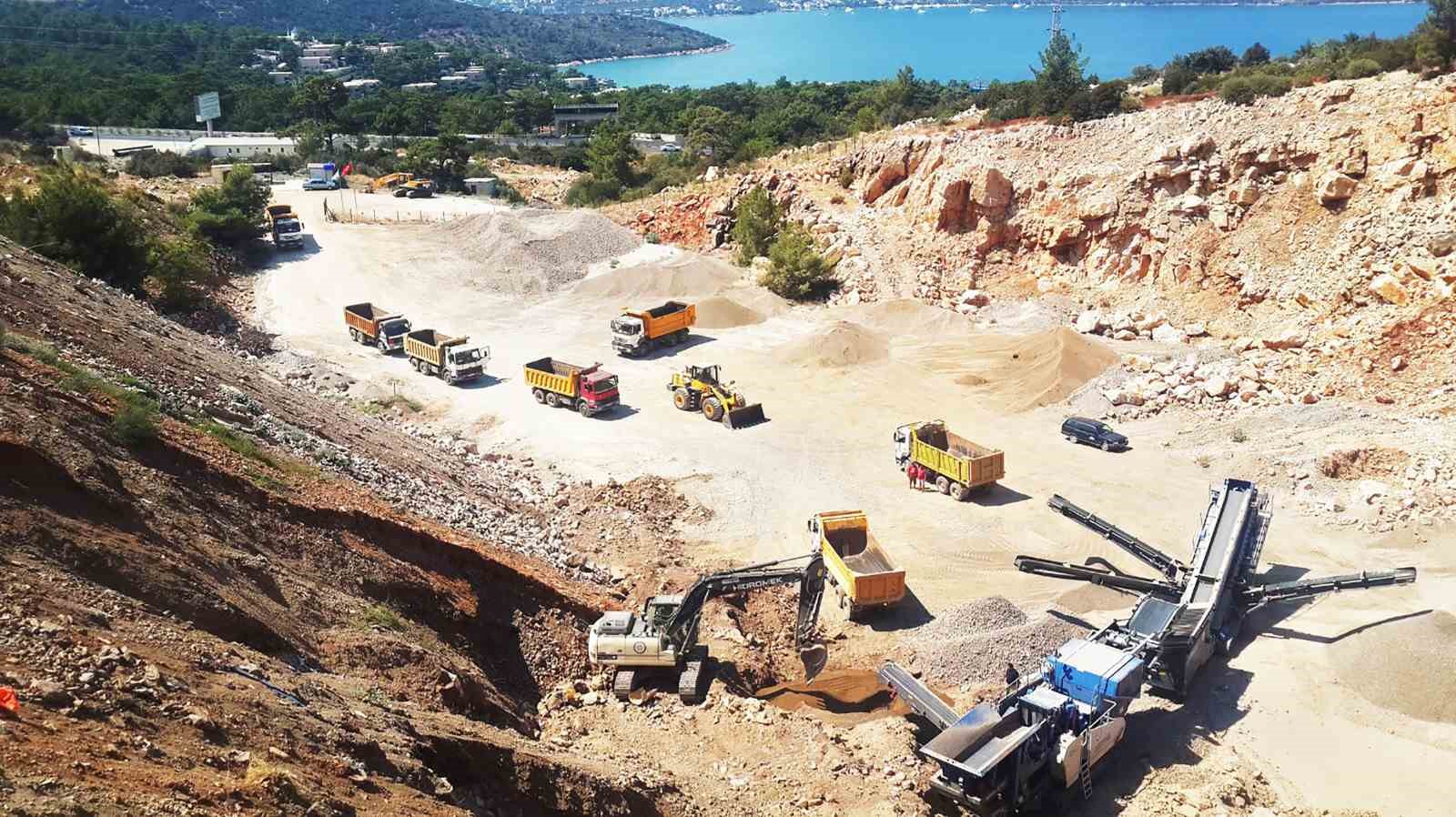 Muğla Büyükşehir Belediyesi, hafriyat
