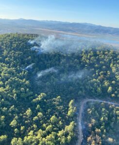 Fırat AKAY/BODRUM(Muğla),(DHA)-MUĞLA'nın Milas ilçesinde çıkan orman yangınına müdahale, 2'nci gününde