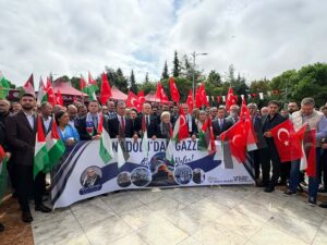 Aziz ŞAHİN/MUĞLA, (DHA)- MUĞLA'nın Menteşe ilçesinde, Gazze'ye insani yardım amacıyla