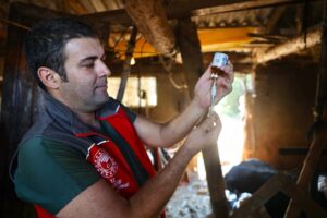 Muğla genelinde şap hastalığına karşı yürütülen aşılama ve bilgilendirme çalışmaları