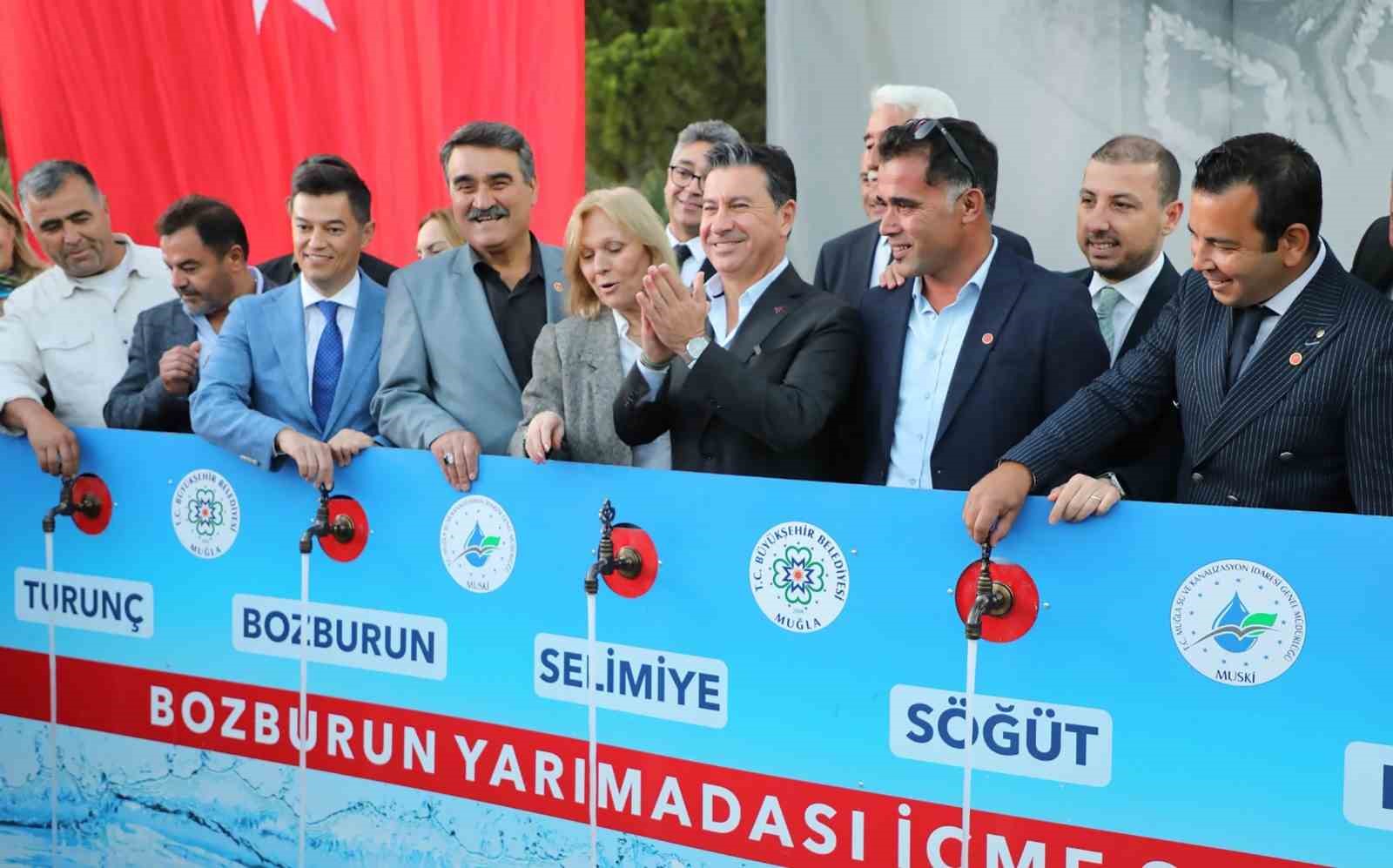 MUSKİ, Bozburun içme suyu projesinde 2. etap çalışmalarına başladı Bozburun Yarımdası İçme Suyu