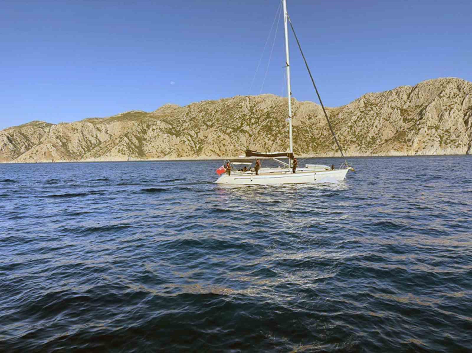 Muğla’nın Marmaris ilçesi açıklarında