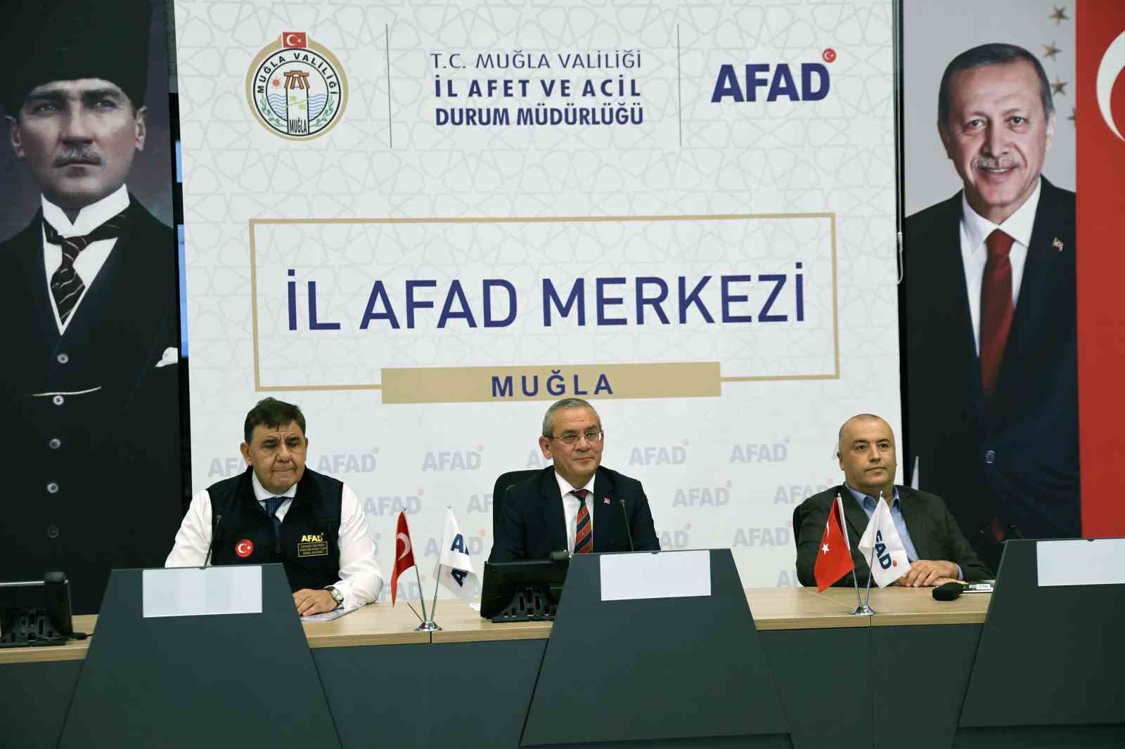 AFAD Genel Müdürü Gevrek: Muğla’da tanımlanmış 329 risk var Muğla İl Risk Azaltma Planı toplantısı Vali Vekili Mehmet Eriş