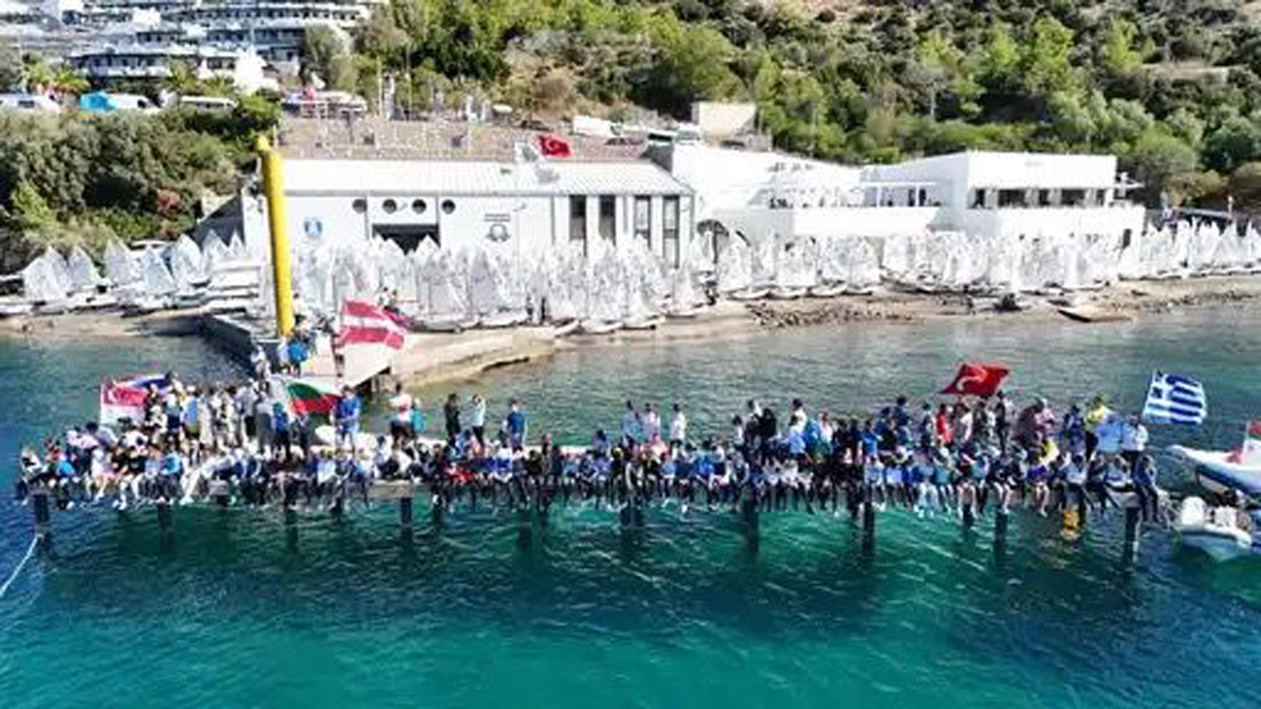 Fırat AKAY/BODRUM(Muğla),(DHA) YELKENDE bu yıl 13’üncüsü gerçekleştirilen Bodrum Uluslararası Optimist