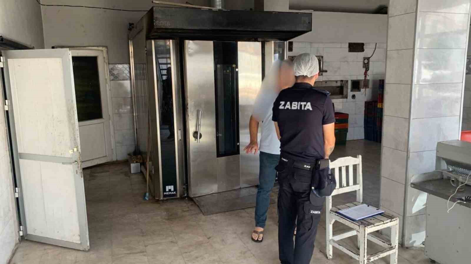 Bodrum Belediyesi Zabıta Müdürlüğü, ilçe genelinde unlu mamul imalatı ve