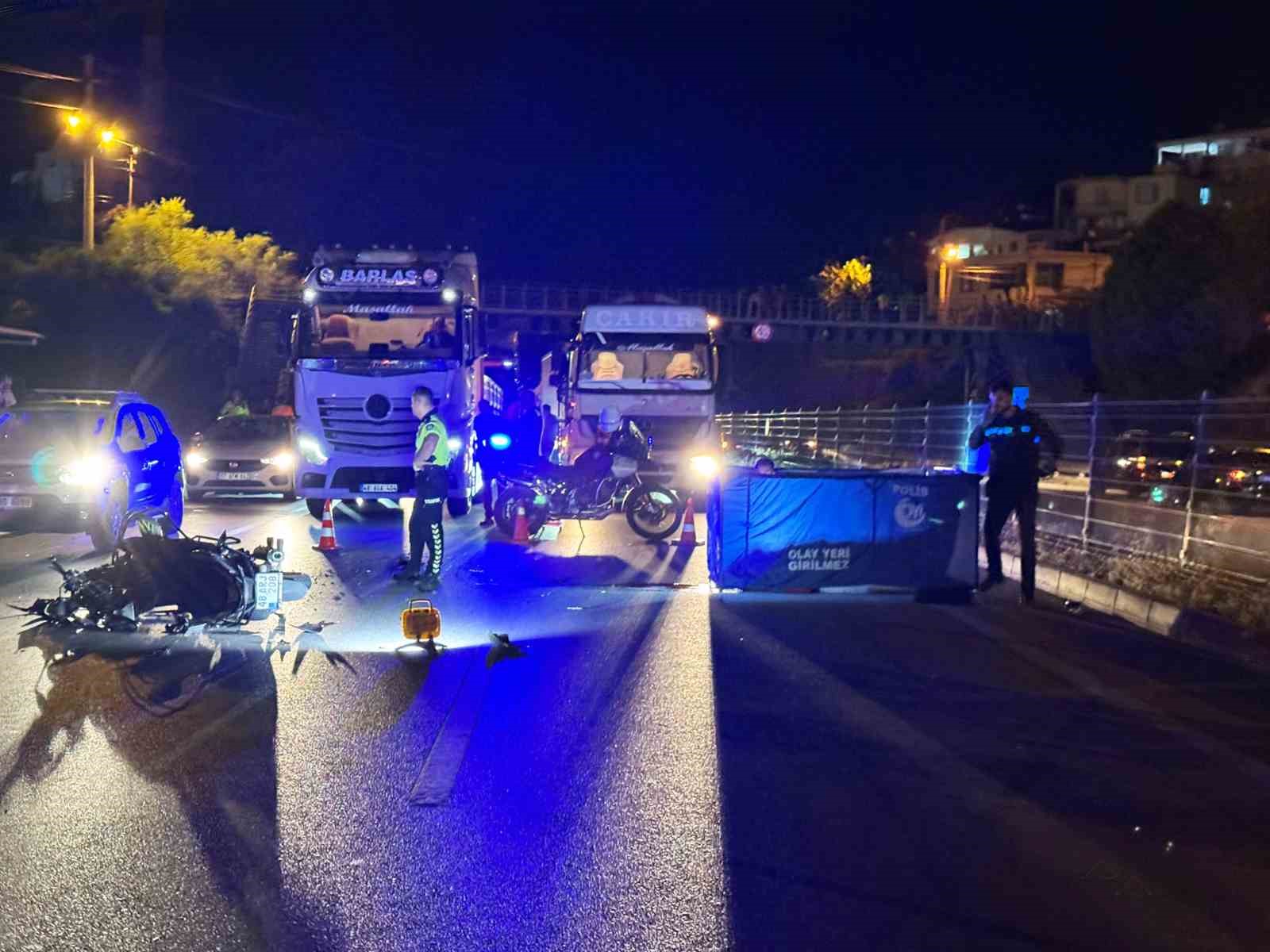 Fethiye’de meydana gelen trafik kazasında motosiklet sürücüsü Hüseyin Mutlu Cibi