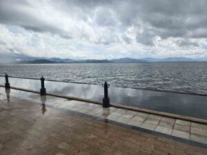 Köyceğiz Gölü, sabah saatlerinden bu yana etkili olan yağışlardan nasibini