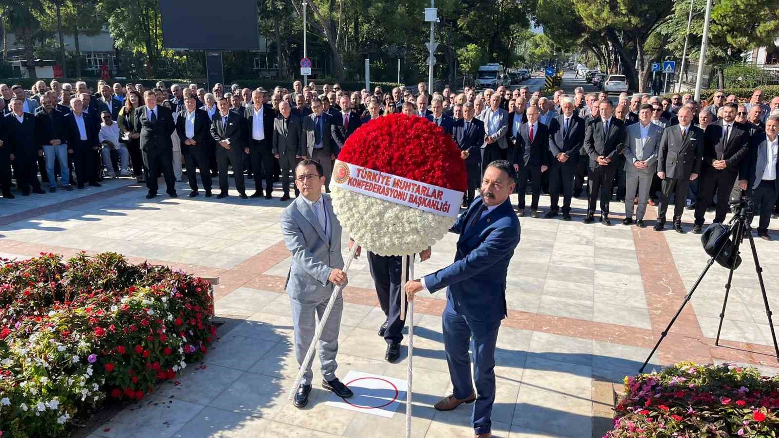 19 Ekim Muhtarlar Günü, Menteşe’de düzenlenen törenle kutlandı. Muğla’nın Menteşe