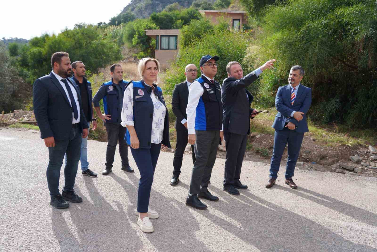 MUSKİ Genel Müdürü Yılmaz Şengül, Fethiye’de Kaymakam Fatih Akkaya ve