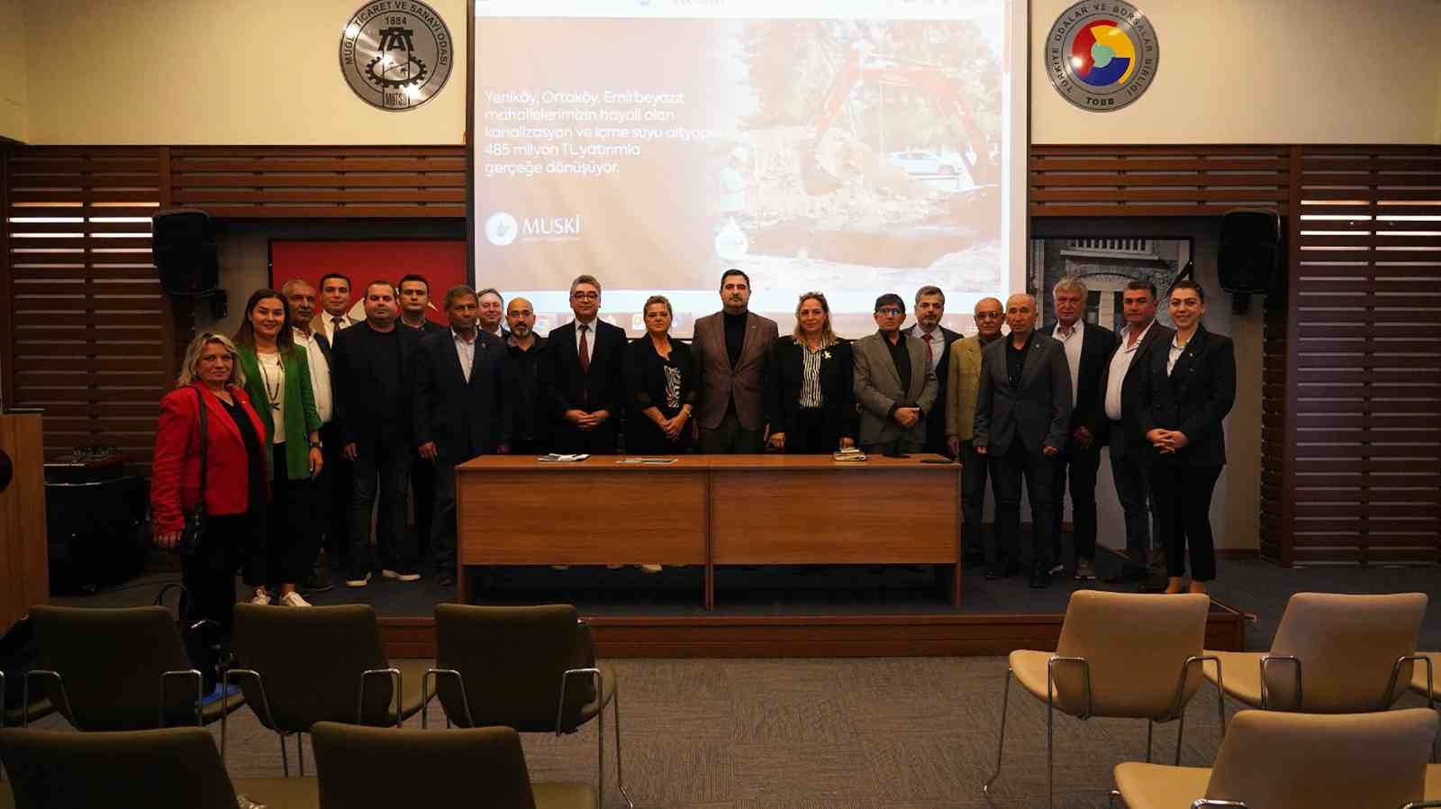 MUSKİ Genel Müdürü Şengül, Ortaca’da muhtarlarla buluştu MUSKİ Genel Müdürü Yılmaz Şengül içme suyu ve kanalizasyon altyapısı