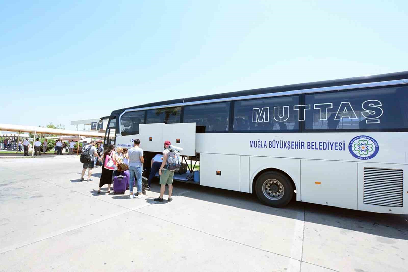 MUTTAŞ ile Muğla Havalimanlarına kaliteli hizmet Muğla Büyükşehir Belediyesi’nin toplu taşıma ağı içinde önemli yer tutan