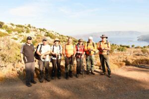 Muğla’nın Marmaris ilçesinde düzenlenen ’Ulusal Karia Yolu Yürüyüşü’, Türkiye’nin farklı