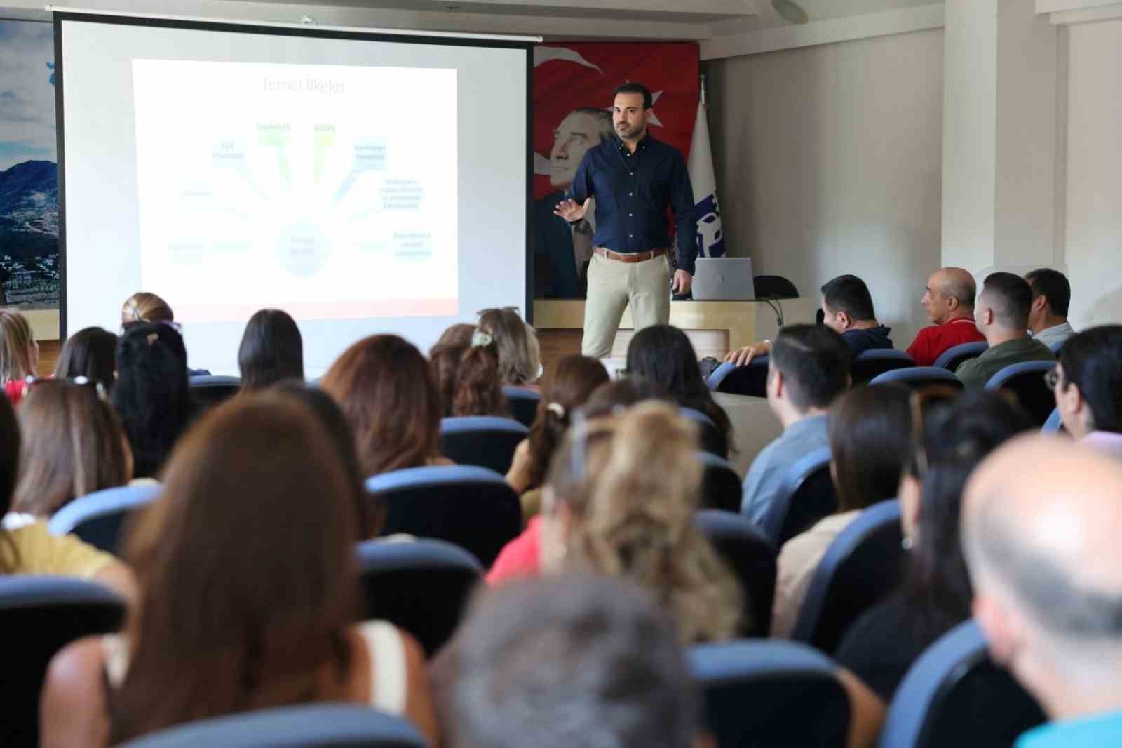 Bodrum Belediyesi, kurum içi hizmet kalitesini güçlendirmek amacıyla 2025 yılı