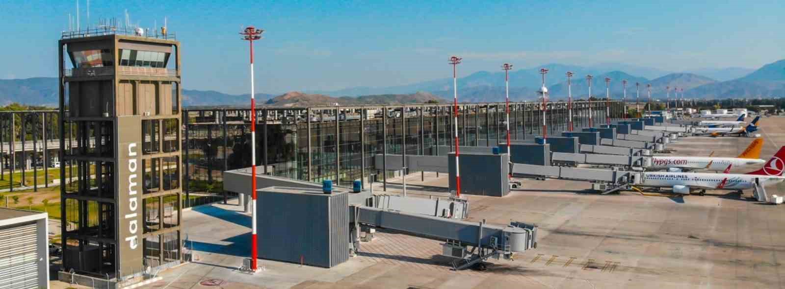 Devlet Hava Meydanları İşletmesinden yapılan açıklamada, Dalaman havalimanı 2025 yılının