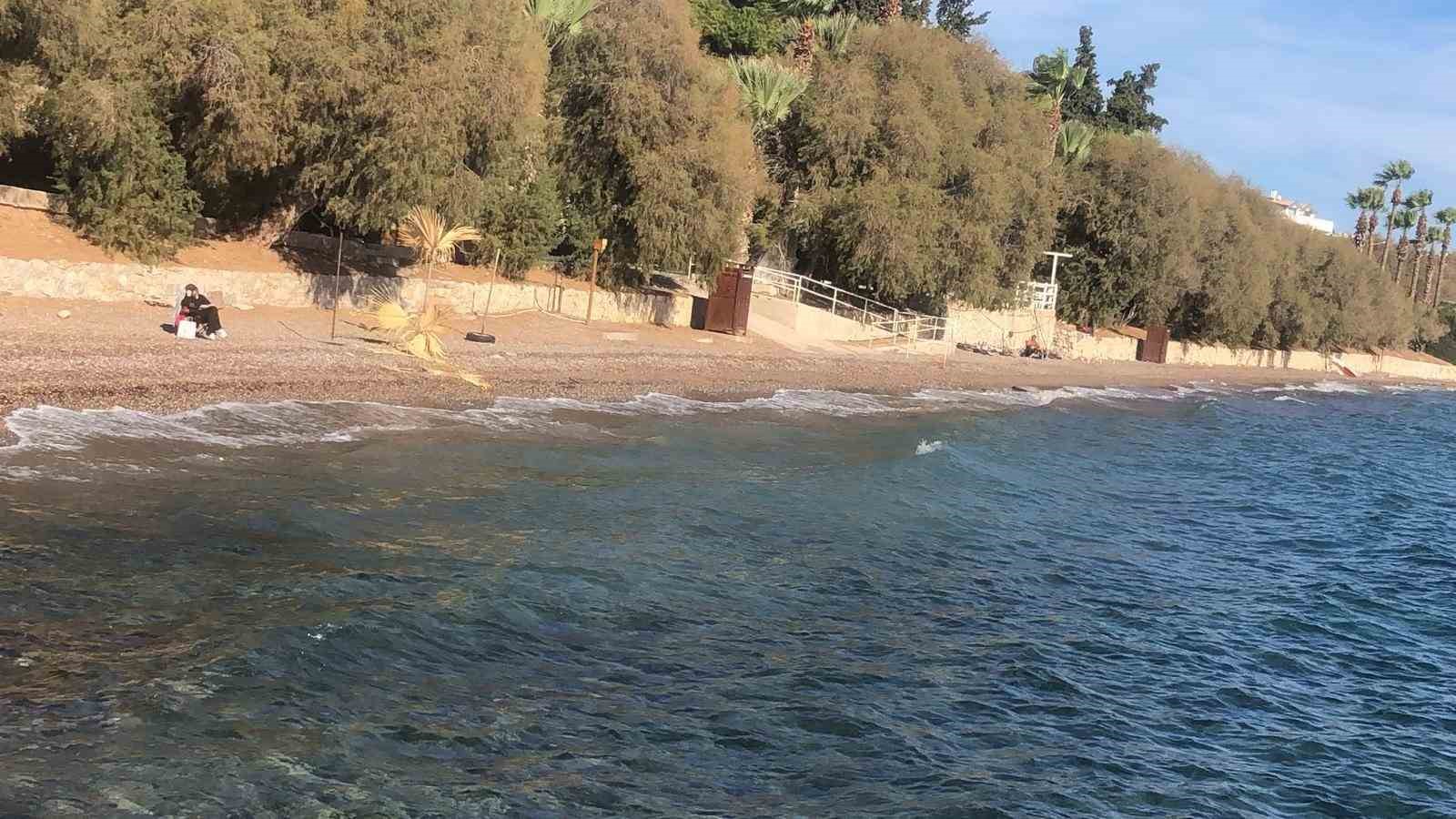 Muğla’nın Datça ilçesinde bahar havası etkisini sürdürürken, güneşli havayı bulan