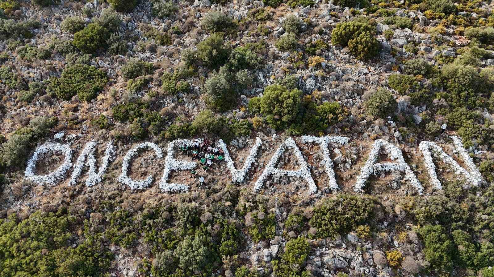 Muğla’nın Datça ilçesinin simgelerinden biri haline gelen ve her yerden