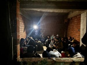 Fırat AKAY/BODRUM (Muğla), (DHA)- MUĞLA’nın Bodrum ilçesindeki bir inşaatta Yunan