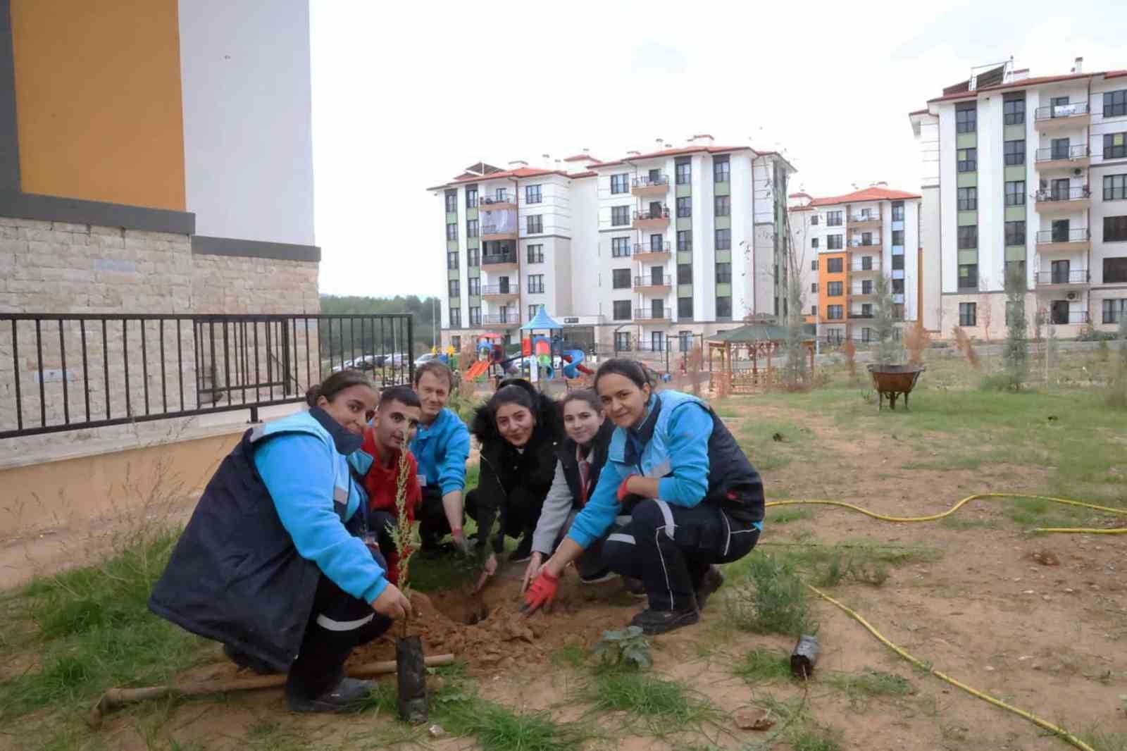 11 Kasım Milli Ağaçlandırma Günü kapsamında, Toplu Konut İdaresi (TOKİ)