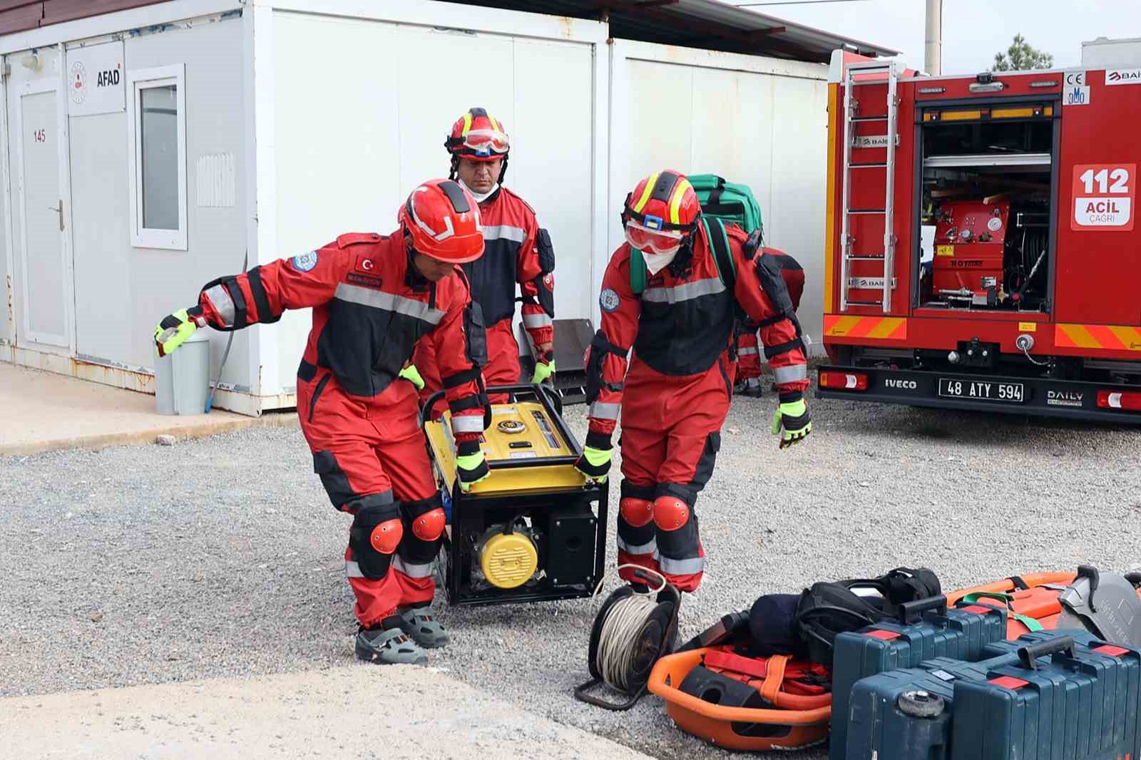 Muğla Büyükşehir Belediyesi İtfaiye Dairesi Başkanlığı, afetlere müdahale kapasitesini geliştirmek
