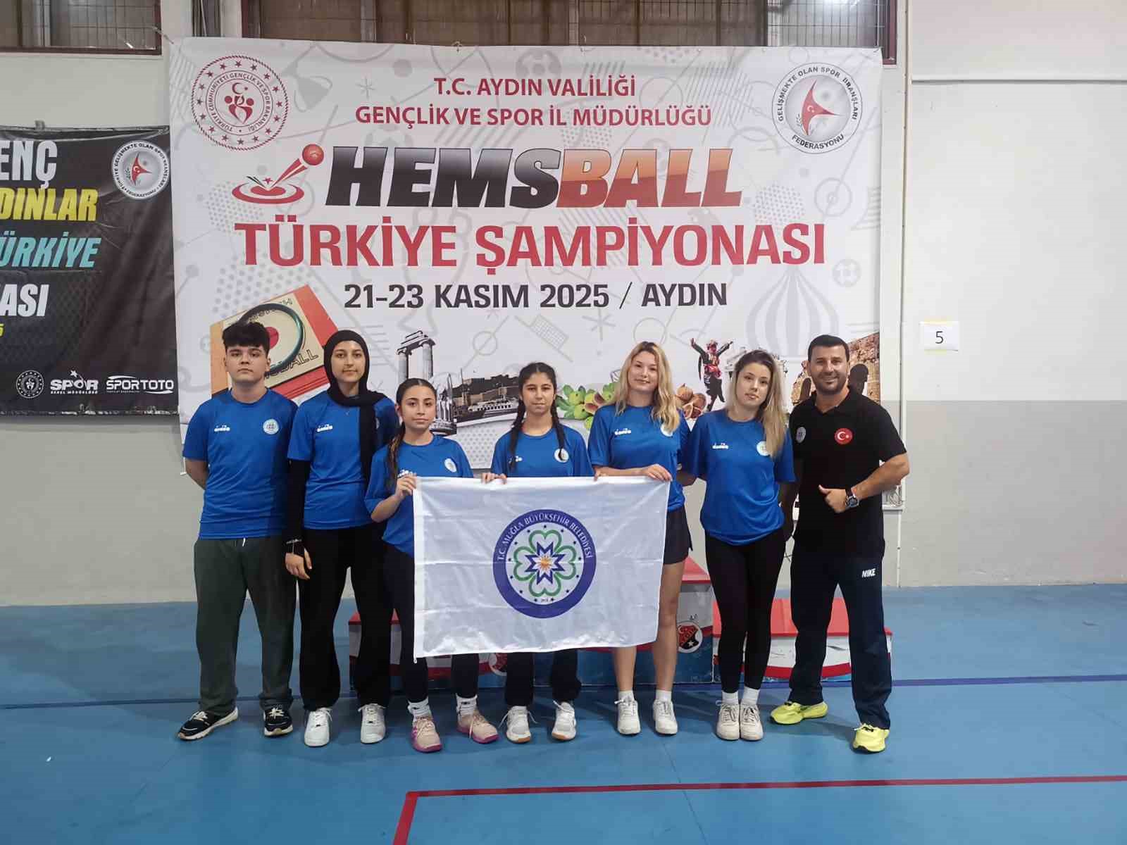 Aydın’da düzenlenen Türkiye Hemsball Şampiyonası’nda Muğla Büyükşehir Belediyesi sporcuları 2
