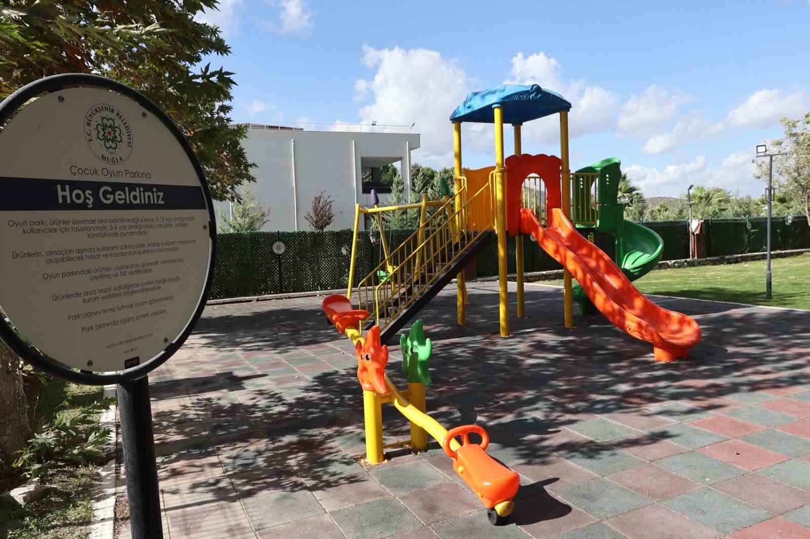 Muğla Büyükşehir Belediyesi, vatandaşların yaşam kalitesini artırmak ve çocukların güvenle