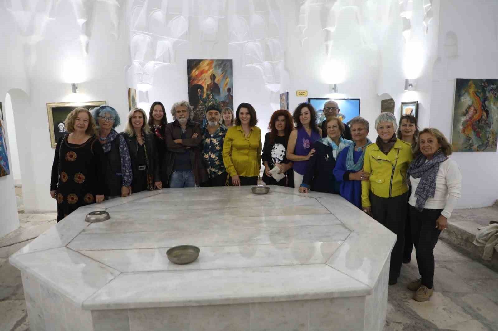 Muğla Büyükşehir Belediyesi’nin destekleriyle düzenlenen çağdaş sanatın öncü isimlerinden Ressam