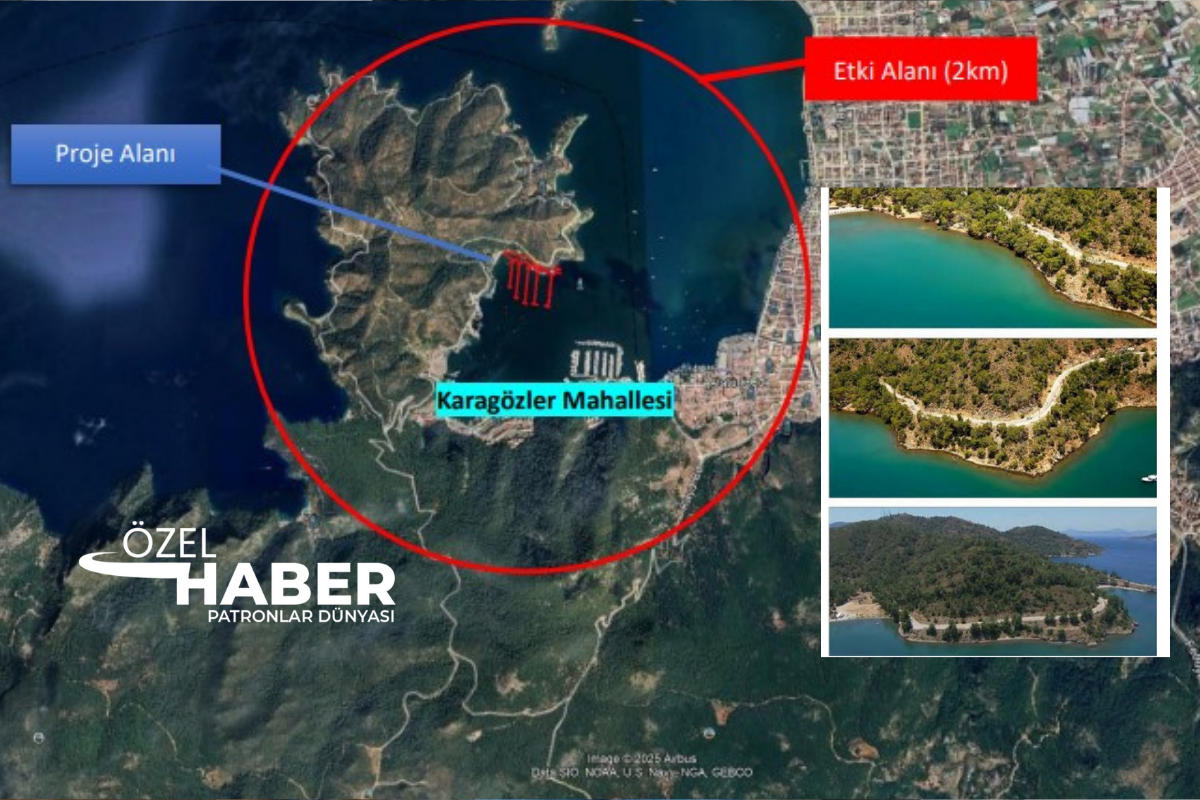 Muğla’nın Fethiye ilçesi Karagözler Mahallesi Aksazlar Koyu mevkiinde, Maredian Turizm