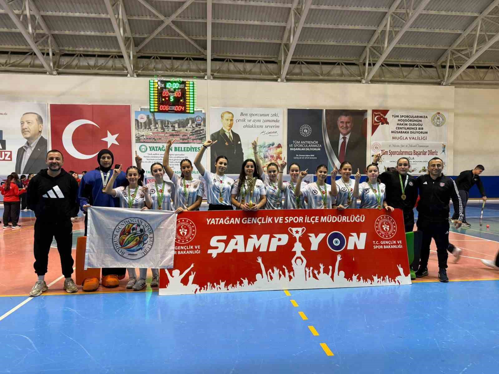 Bodrum Gündoğan Spor Kulübü Yatağan’da düzenlenen Türkiye Kadınlar Hokey 2.