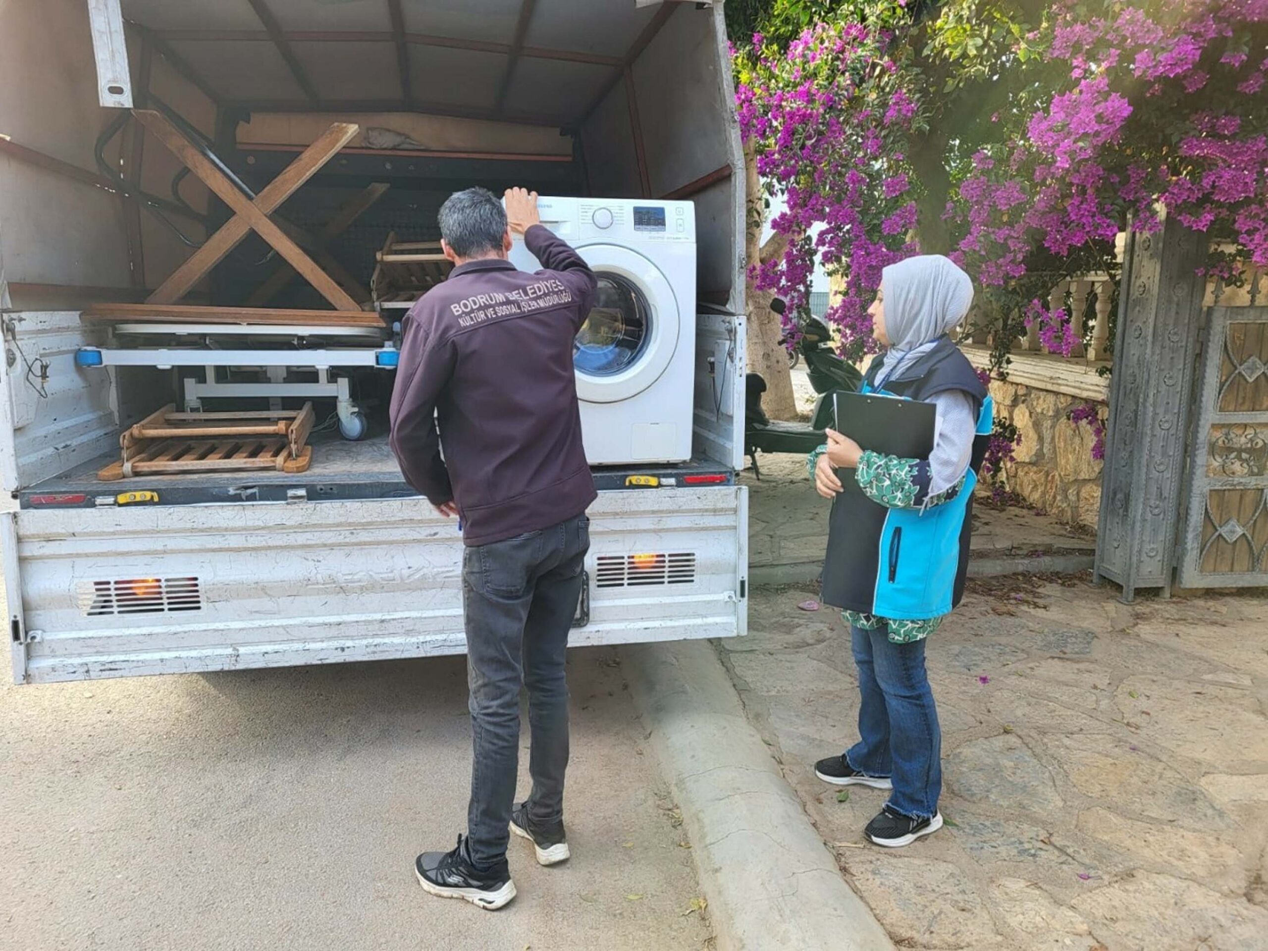 BODRUM (Muğla), (DHA)-MUĞLA'nın Bodrum ilçesinde, 'Atma Paylaş Projesi' kapsamında, bu