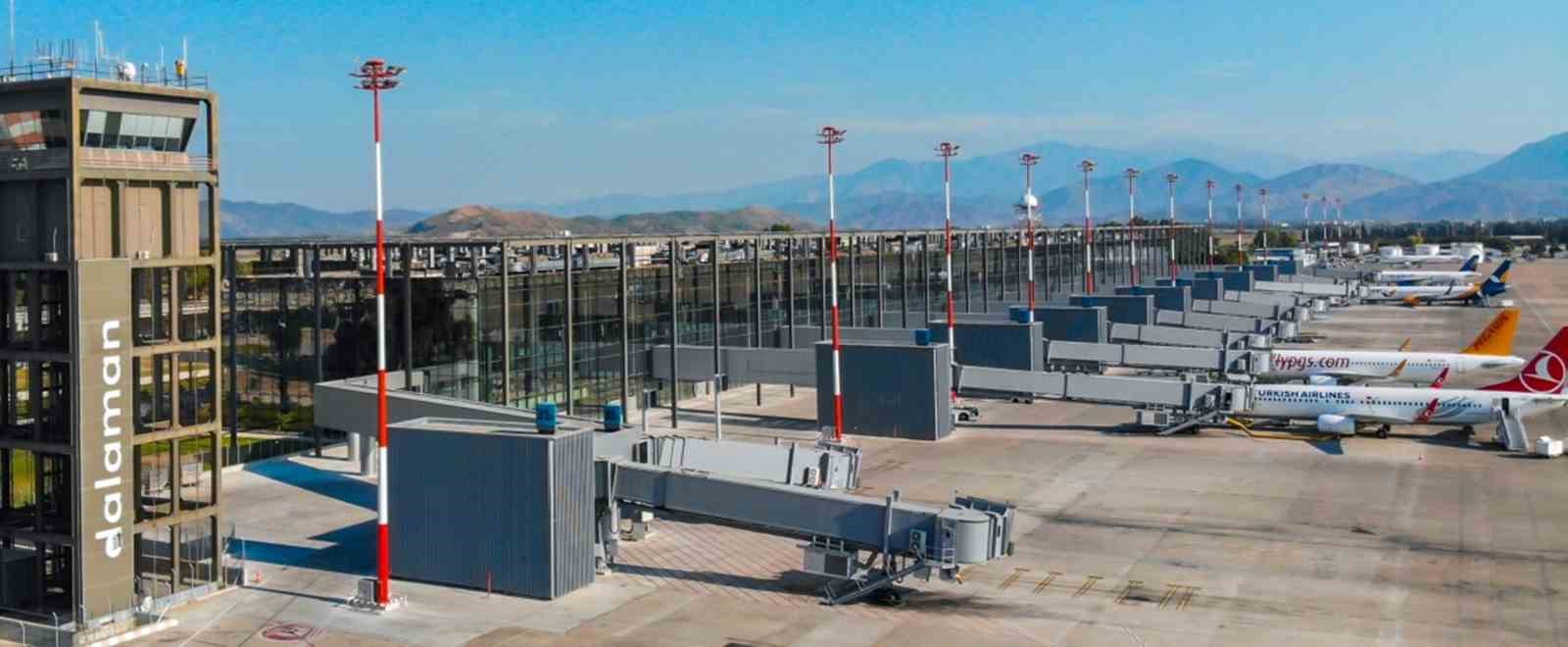 Devlet Hava Meydanları İşletmesinden yapılan açıklamada, Dalaman havalimanı 2025 yılının