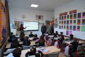 Milli Eğitim Müdürü Emre Çay, Muğla Teknoloji Koleji’ni ziyaret ederek,