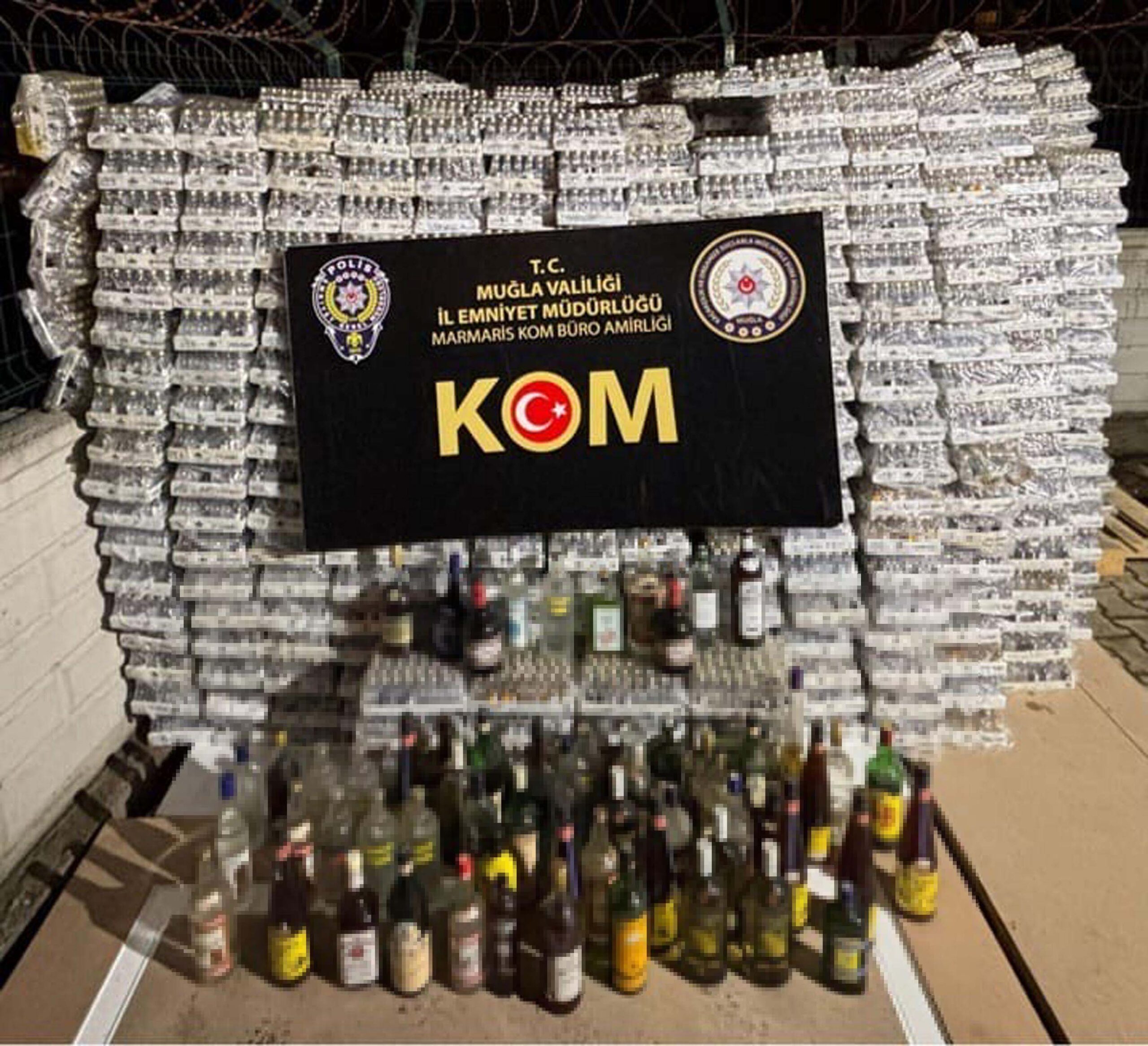 Yaren ÖZDEMİR/MARMARİS (Muğla), (DHA)- MUĞLA'nın Marmaris ilçesinde, polisin operasyonunda, 1