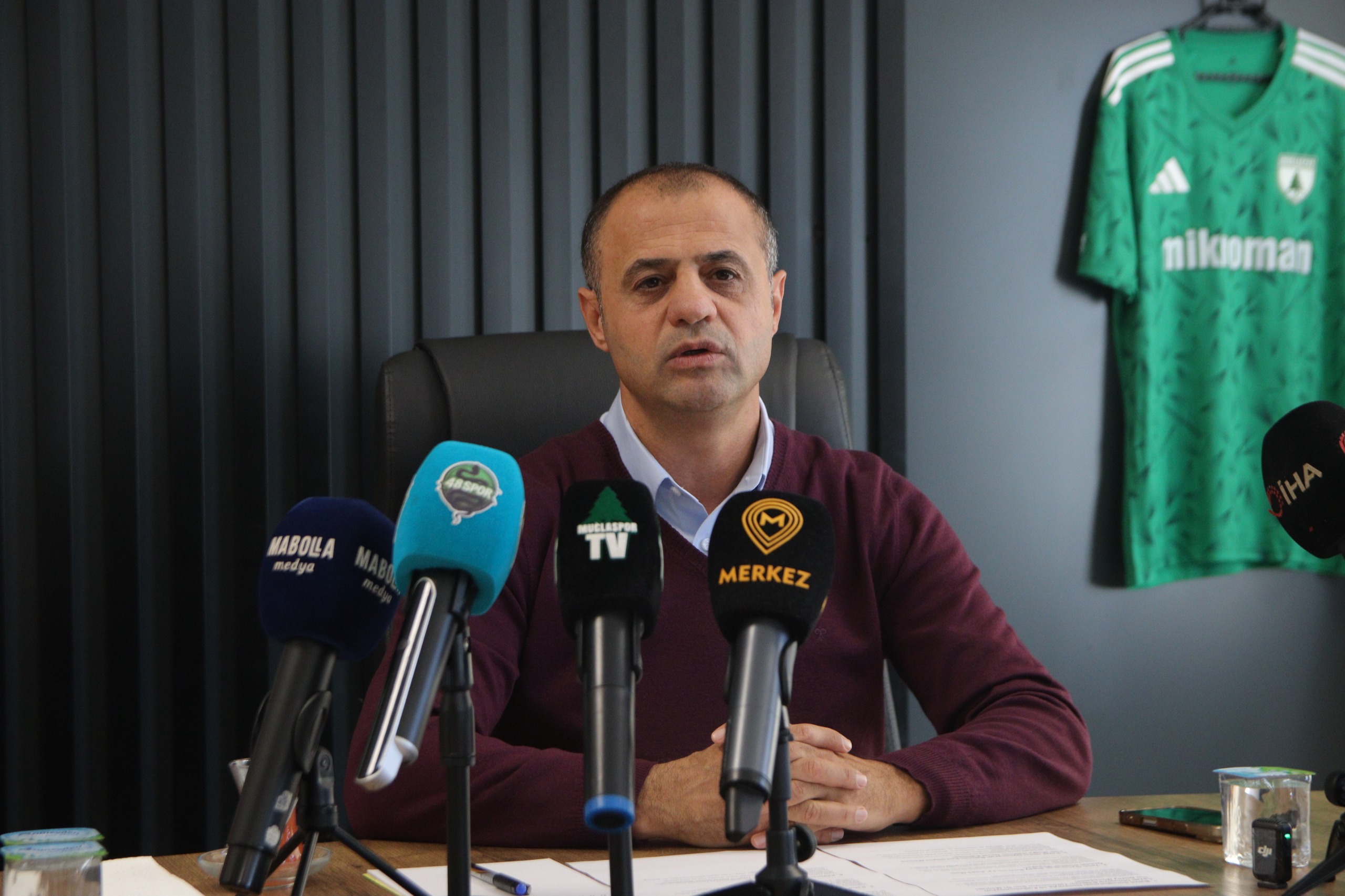 Aziz ŞAHİN / MUĞLA, (DHA)- MUĞLASPOR'da Başkan Menaf Kıyanç, Ziraat