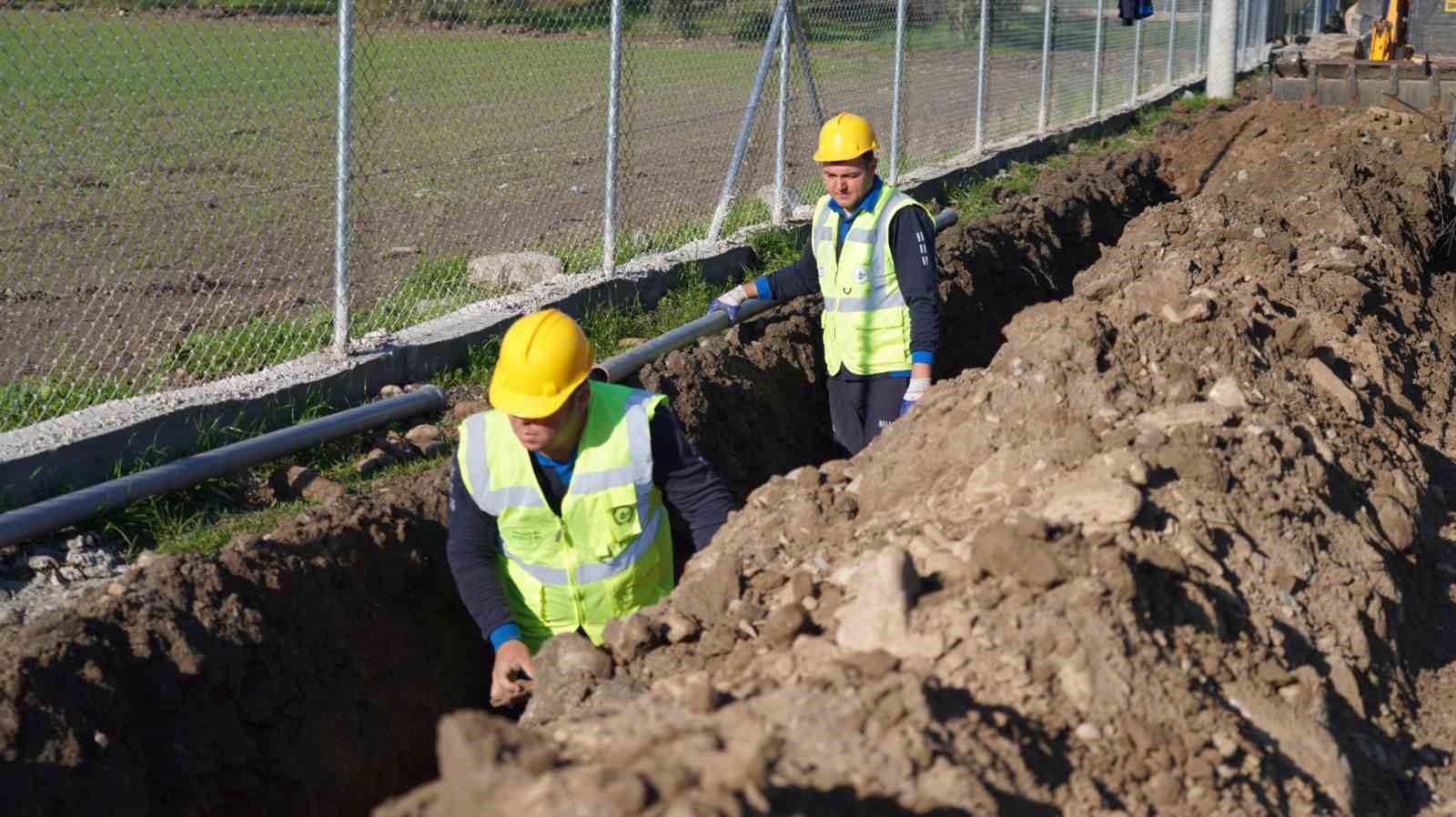 MUSKİ Genel Müdürlüğü, Ula ilçesi Karabörtlen Mahallesi’nde içme suyu hatlarının