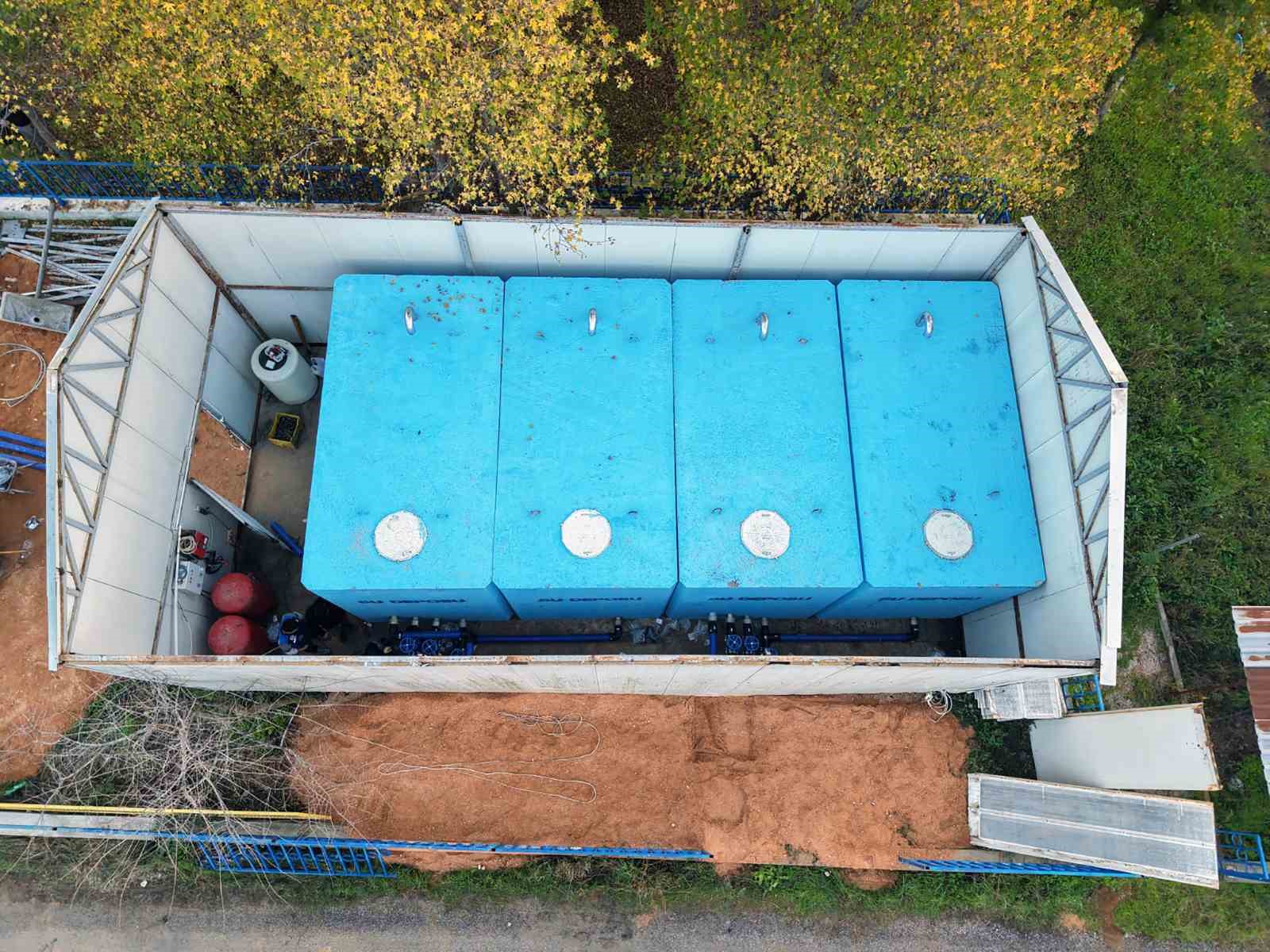 MUSKİ Genel Müdürlüğü, il genelinde yürüttüğü içme suyu depoları yenileme