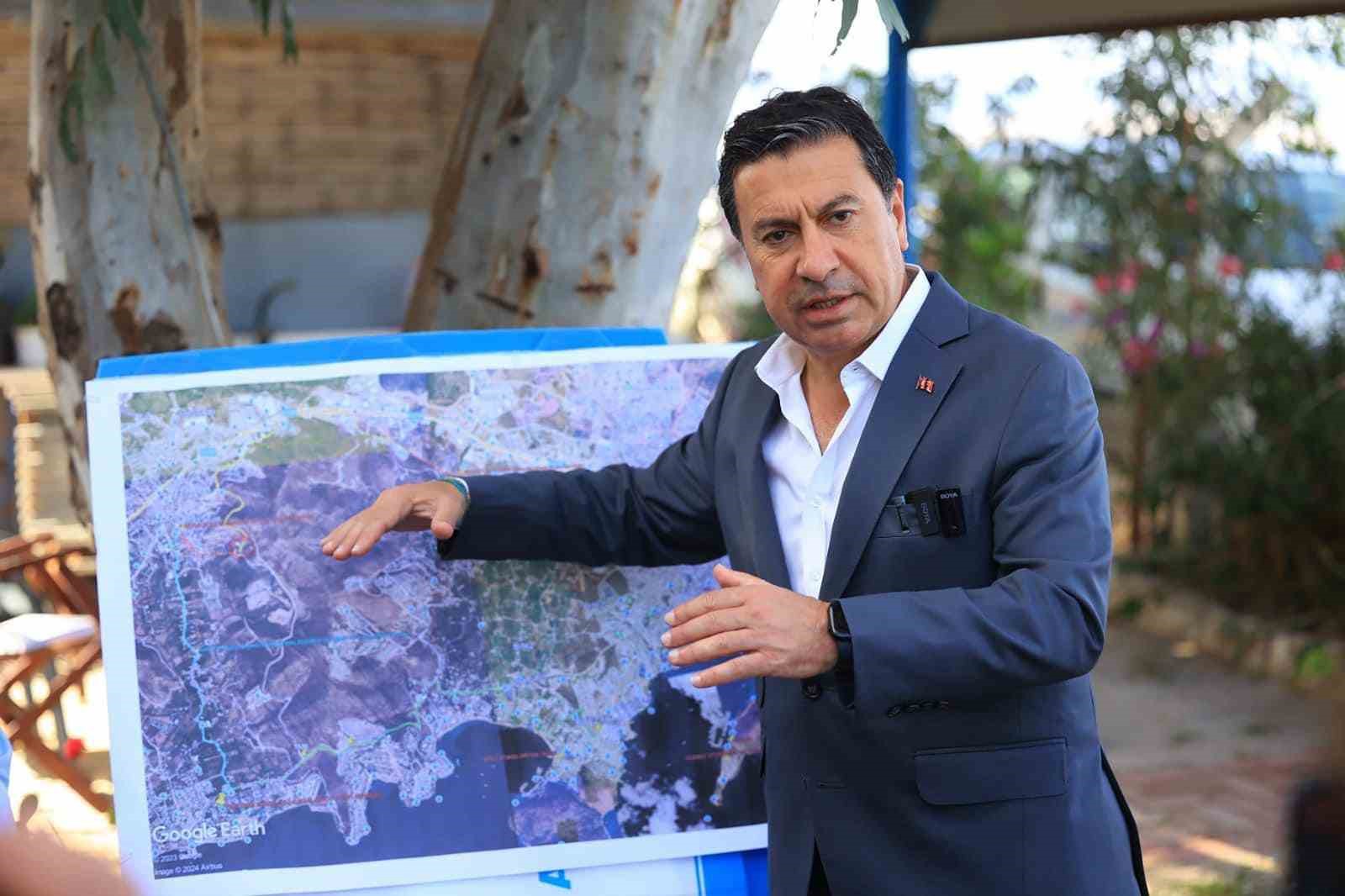 MUSKİ Genel Müdürlüğü’nün Bodrum’a ilave su sağlamak için başlattığı Ekinanbarı