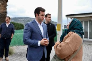 Bodrum Belediye Başkanı Tamer Mandalinci, ilçe genelinde sürdürdüğü saha ziyaretlerine