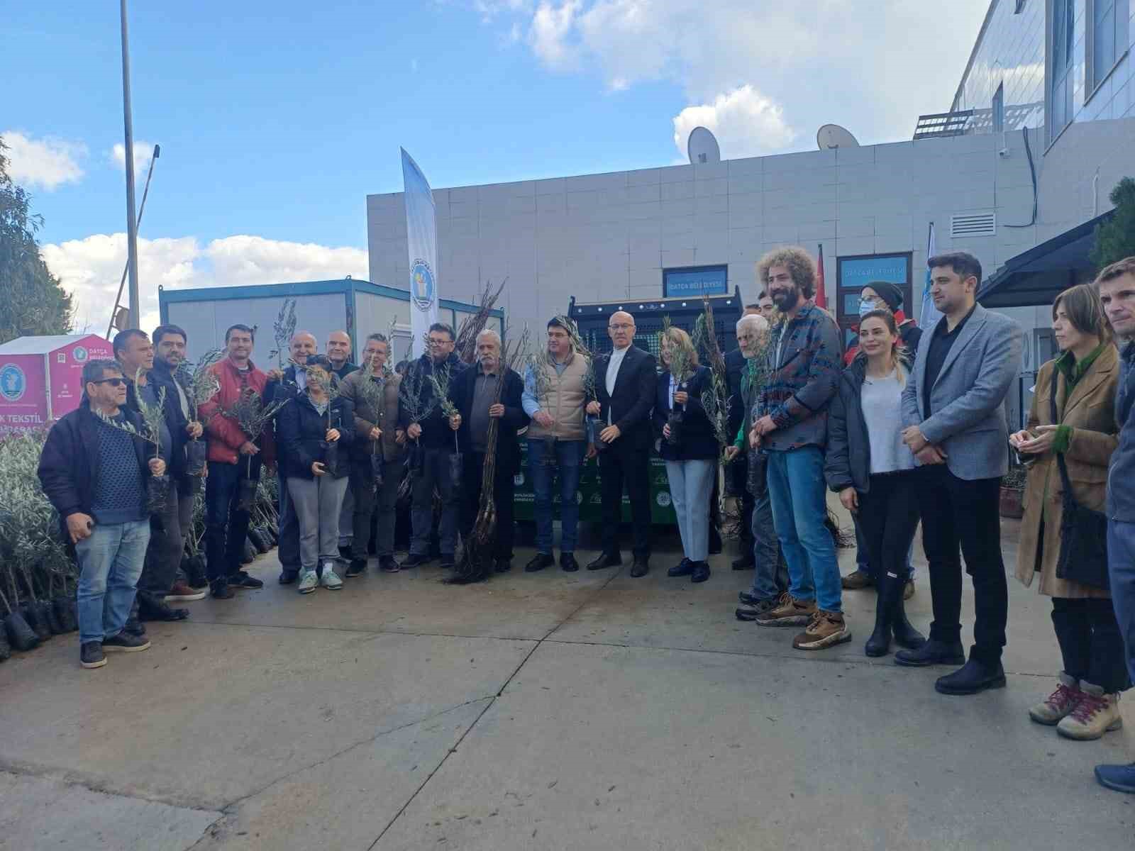 Muğla’nın Datça ilçesinde tarımsal desteklere yönelik gerçekleştirilen uygulama kapsamında Muğla