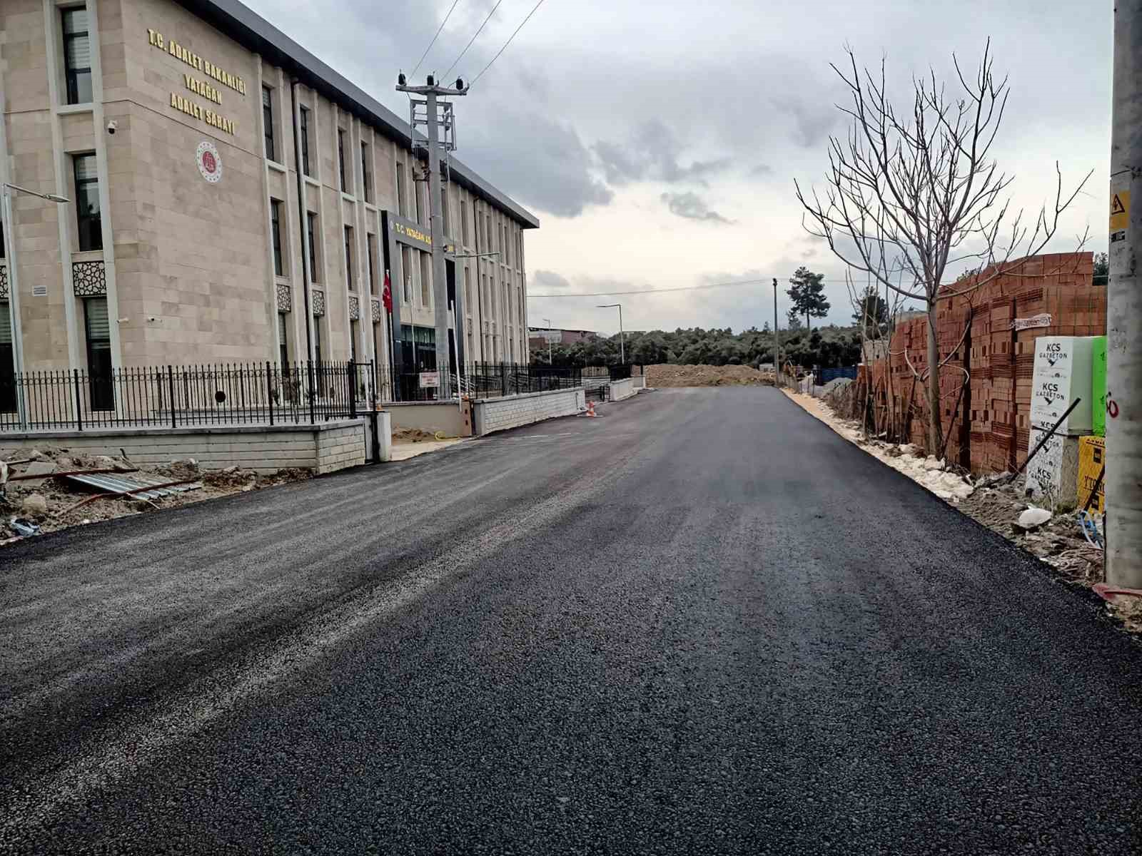 Muğla Büyükşehir Belediyesi, Yatağan’da Yeni Adalet Sarayı bağlantı yolunda toplam