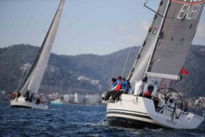 Muğla’nın Marmaris ilçesinde kış yelken yarışlarının en büyüğü olarak belirtilen