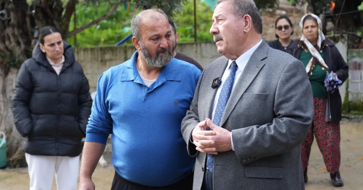 Milas Belediye Başkanı Fevzi Topuz, Çandır Mahallesi’nde bulunan evlerinde meydana
