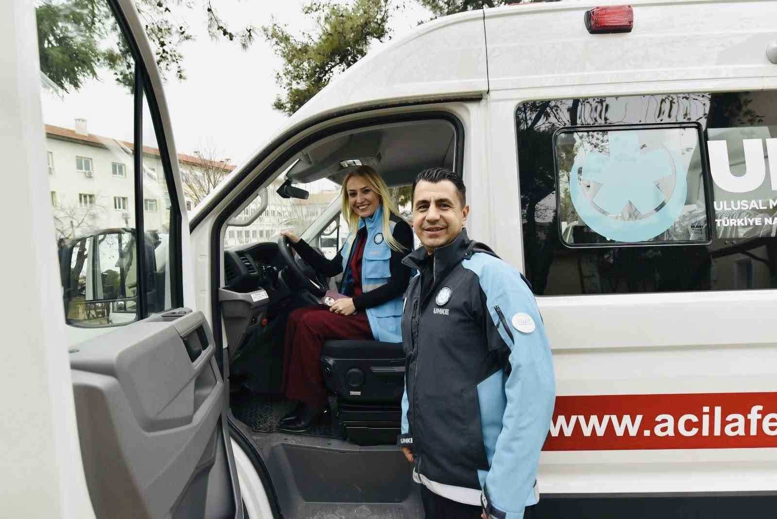 Sağlık Bakanlığı tarafından Muğla’ya tahsis edilen UMKE Lojistik Aracı, afet