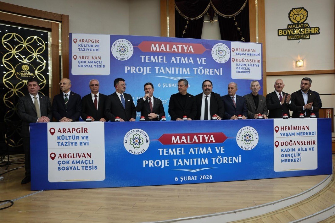 Muğla Büyükşehir Belediyesi, 6 Şubat depremlerinin 3’üncü yıl dönümünde Malatya’da