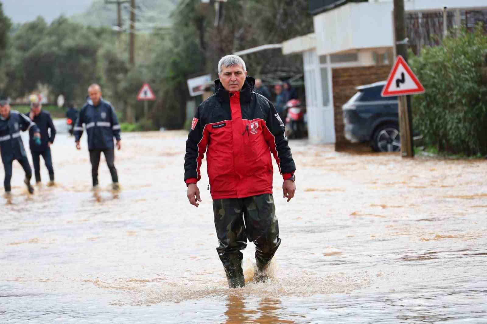 Muğla’nın Bodrum ilçesinde üç gündür aralıklarla devam eden ve sabah