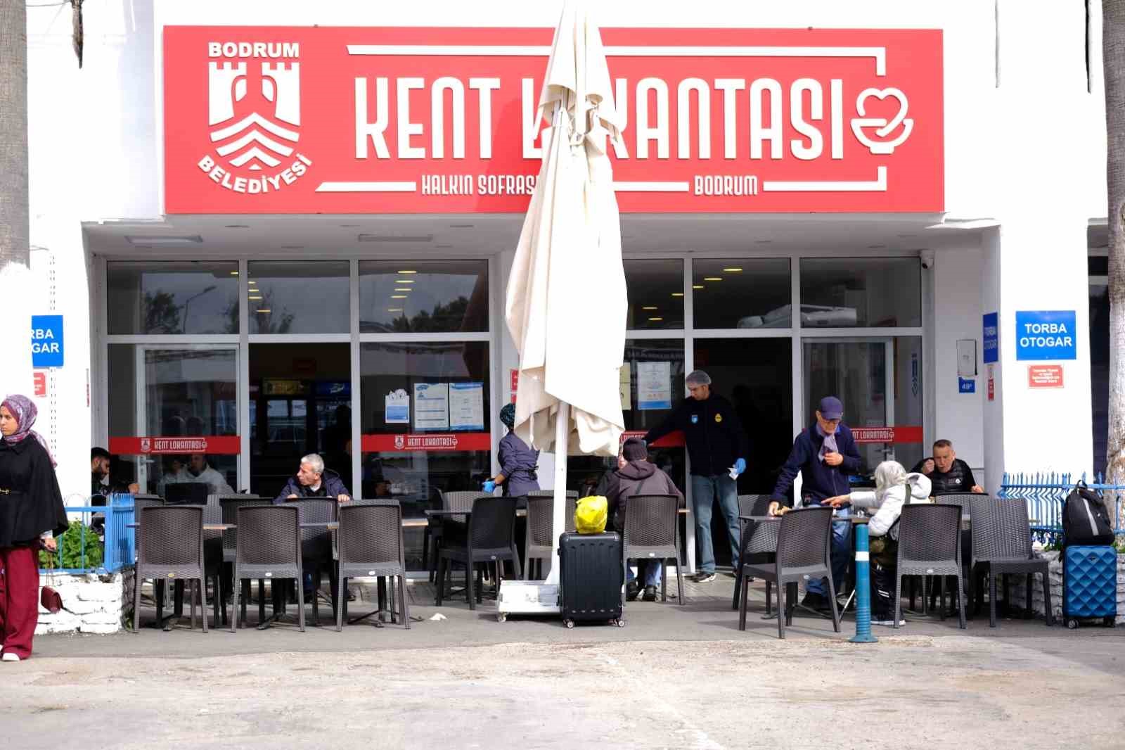Bodrum Belediye A.Ş. tarafından hizmete açılan Bodrum Kent Lokantası, bir